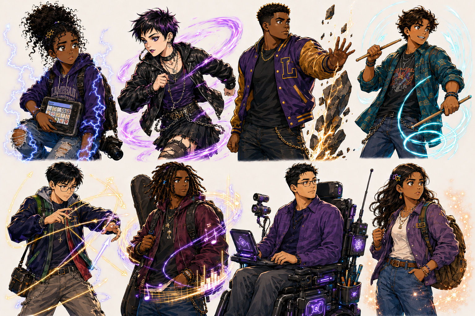 SPARKED Universe cast